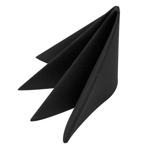 25cm 2ply Cocktail Napkin Black