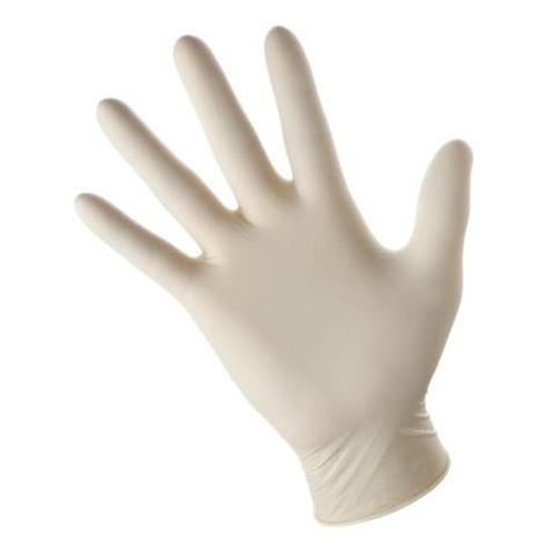 Natural Latex Powdered Disposable Glove - M