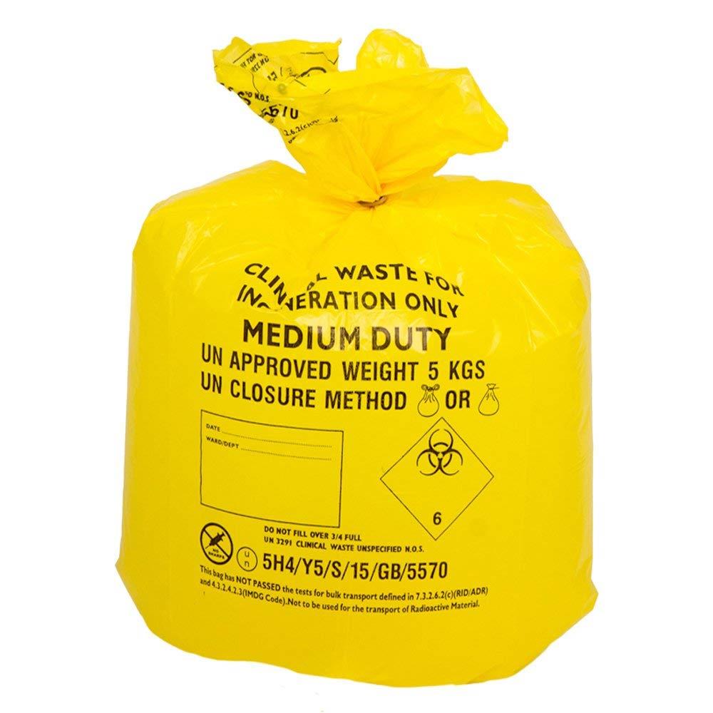 Clinical Waste Sack - Yellow