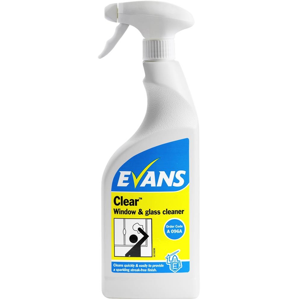 Evans Clear Glass Cleaner - Trigger