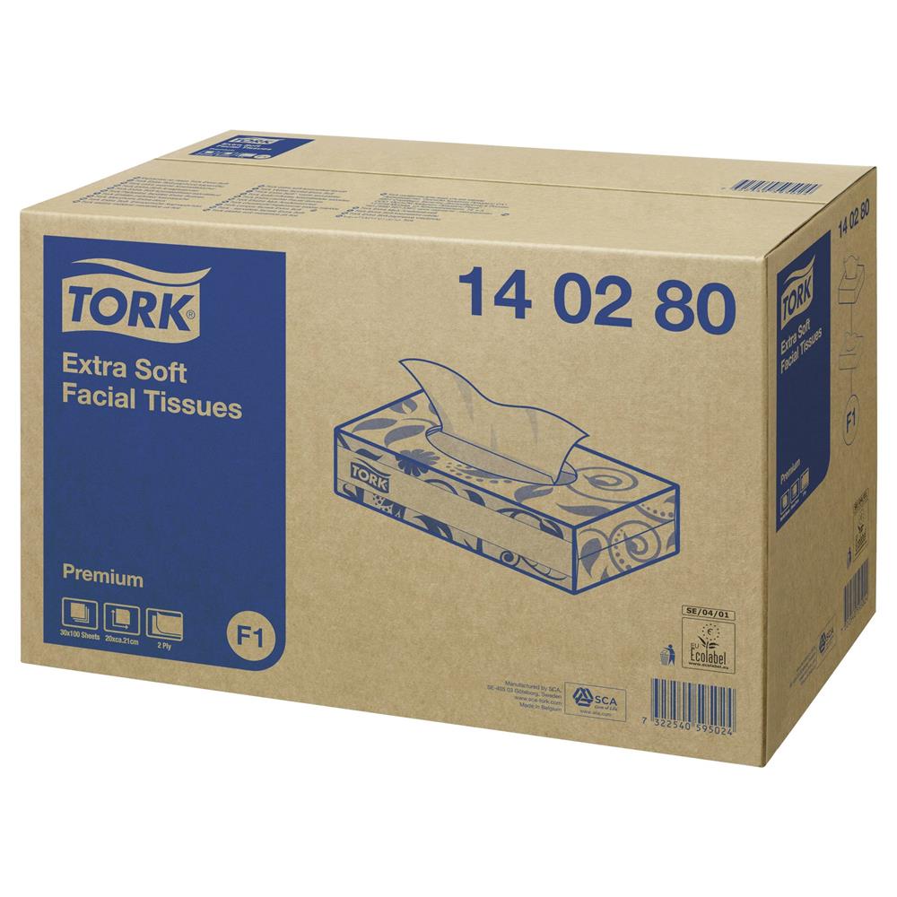Tork Extra Soft Facial Tissues Premium